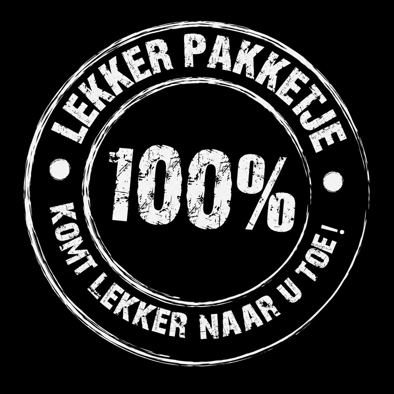 Lekker Pakketje stempel
